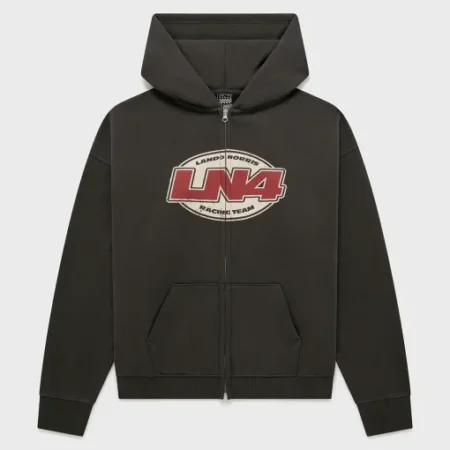 Lando Norris Charcoal Zip Hoodie
