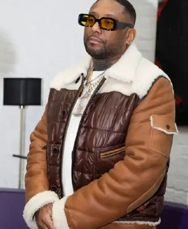 Lets-Rap-About-It-Podcast-Maino-Leather-Jacket