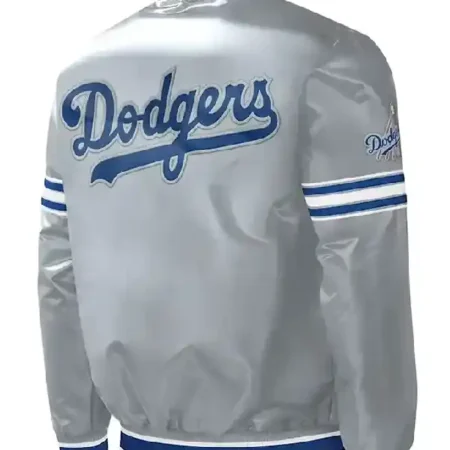 Level-Up-Your-Fan-Look-with-the-Los-Angeles-Dodgers-Slider-Gray-Satin-Jacket