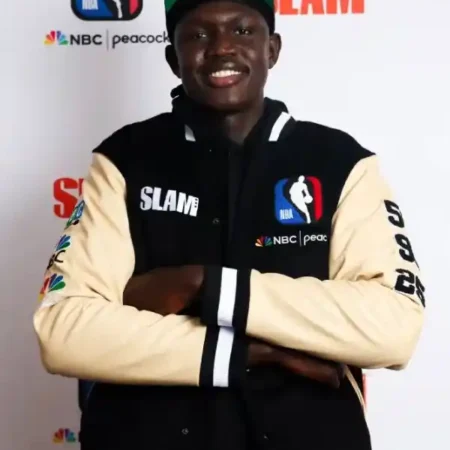 Limited Edition NBA On NBC 2025 Varsity Bomber Jacket