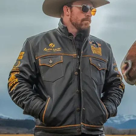 Limited Edition Olive Leather Rodeo Jacket