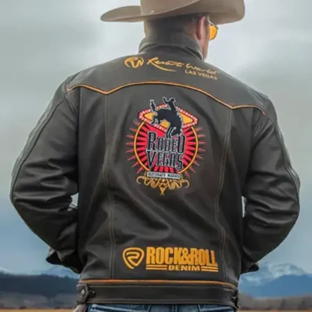 Limited Edition Olive Leather Rodeo Jacket