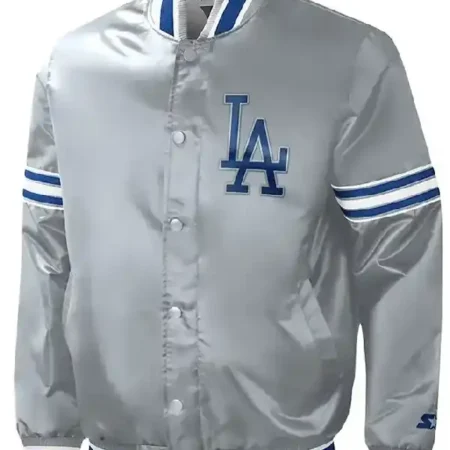 Los-Angeles-Dodgers-Slider-Gray-Satin-Jacket