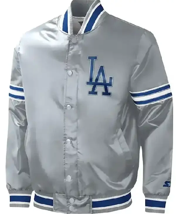 Los-Angeles-Dodgers-Slider-Gray-Satin-Jacket