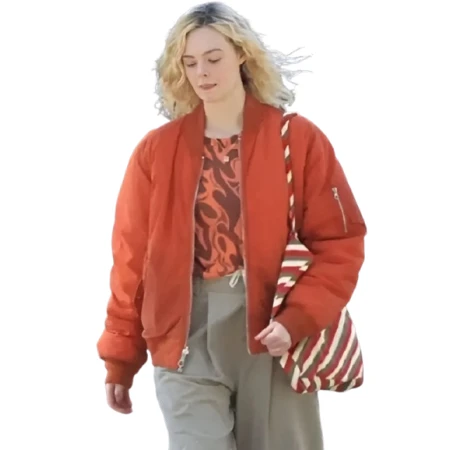 Margos Got Money Troubles Elle Fanning Bomber Jacket