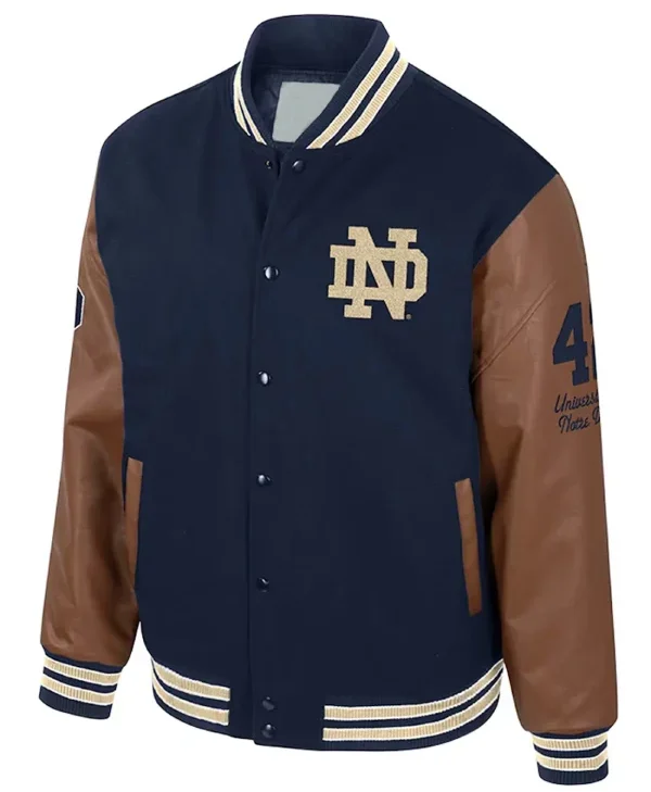 Mens-Colosseum-Navy-Notre-Dame-Fighting-Irish-Letterman-Full-Snap-Varsity-Jacket