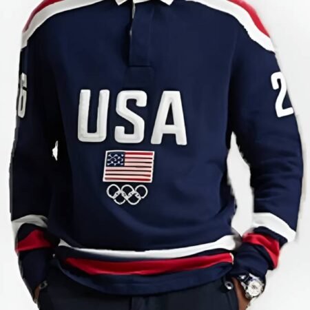 Men’s Team USA Winter Olympics 2026 Rugby Sweatshirt