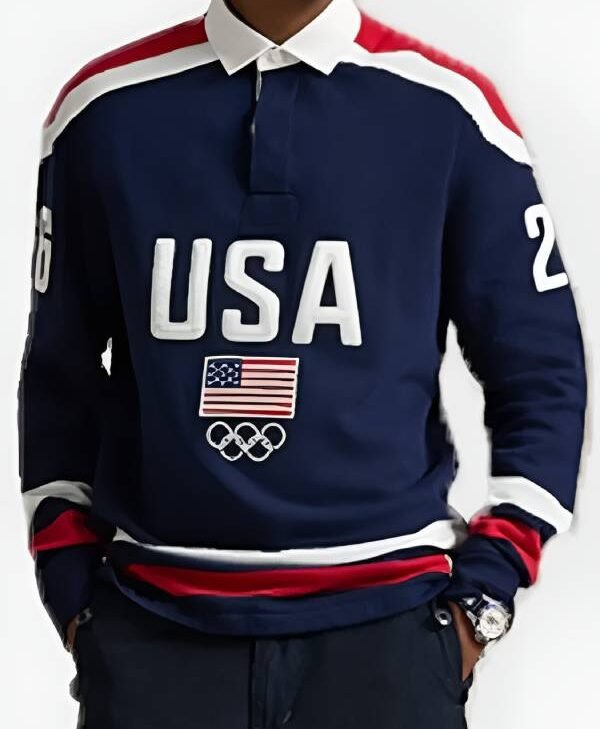 Men’s Team USA Winter Olympics 2026 Rugby Sweatshirt