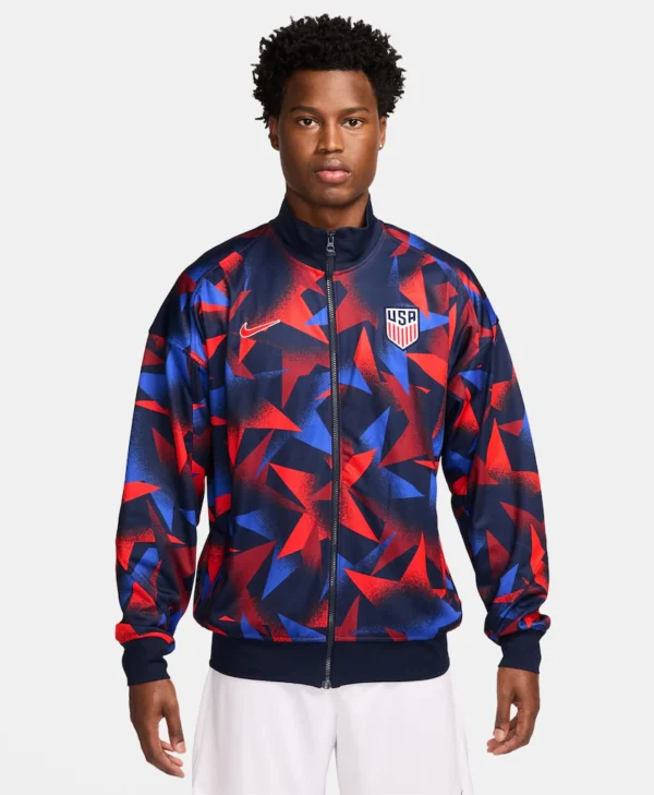 Men’s USMNT 2025 Navy Anthem Full-Zip Jacket