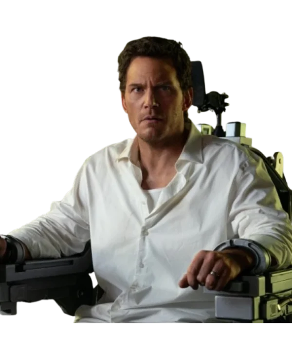 Mercy Movie Chris Pratt White Shirt