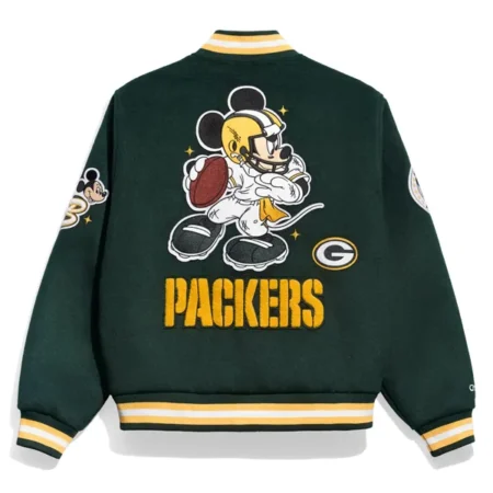 Mickey-Mouse-x-Green-Bay-Packers-Game-Day-Unisex-Wool-Letterman-Varsity-Jacket