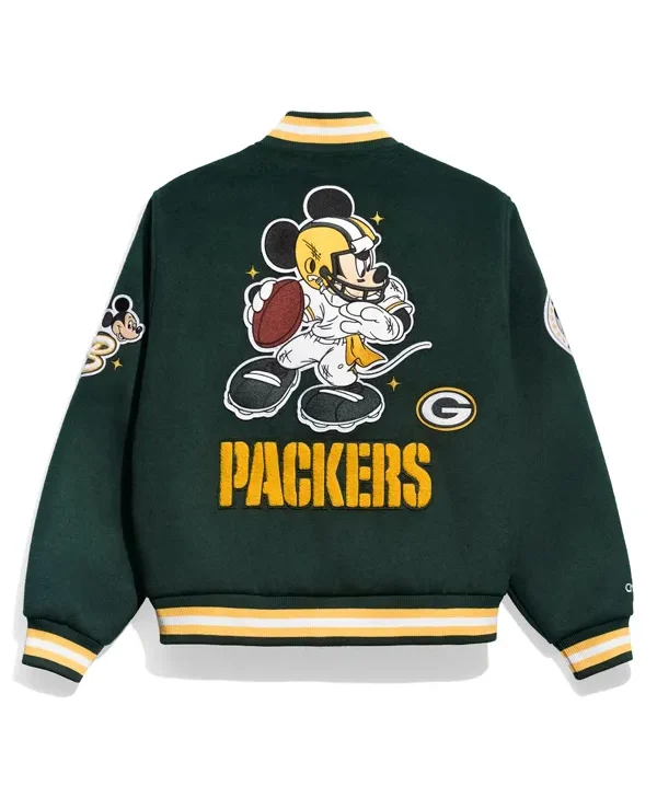 Mickey-Mouse-x-Green-Bay-Packers-Game-Day-Unisex-Wool-Letterman-Varsity-Jacket