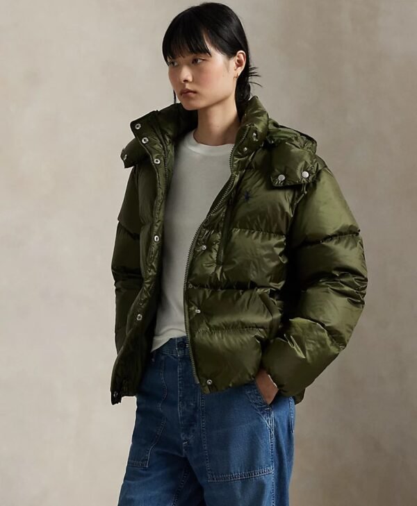 Mid-Weight Down Puffer Jacket front
