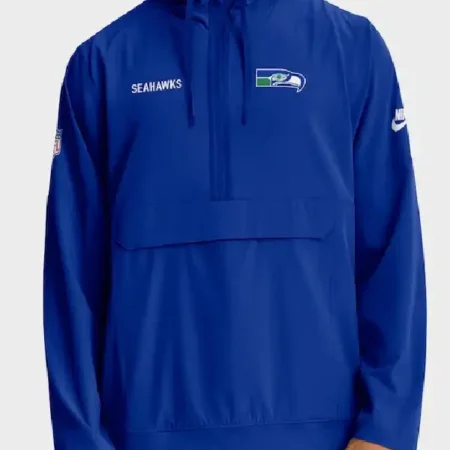 Mike Macdonald Seattle Seahawks Half-Zip Anorak Jacket