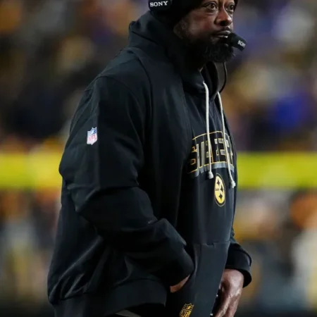 Mike Tomlin Pittsburgh Steelers Sideline Bomber Jacket