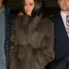 Mila Kunis Classic Tailored Long Coat