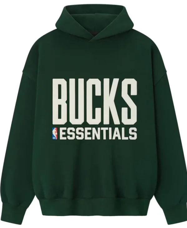 Milwaukee-Bucks-Fear-of-God-x-NBA-Green-Hoodie