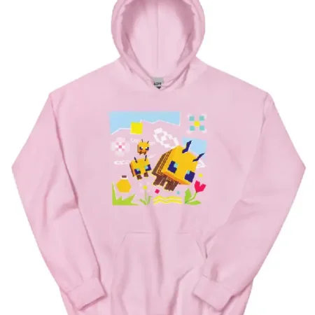 Minecraft-Bee-Adult-Hoodie