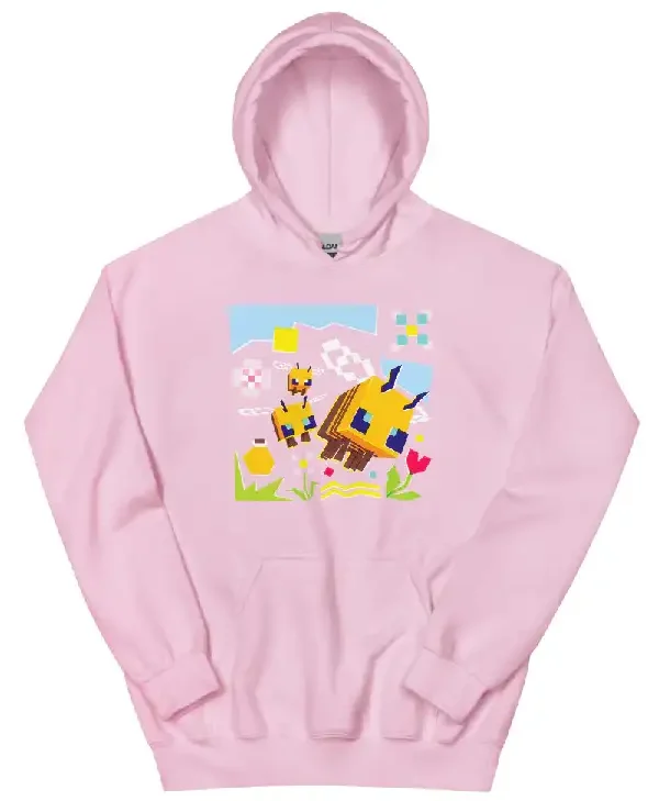 Minecraft-Bee-Adult-Hoodie