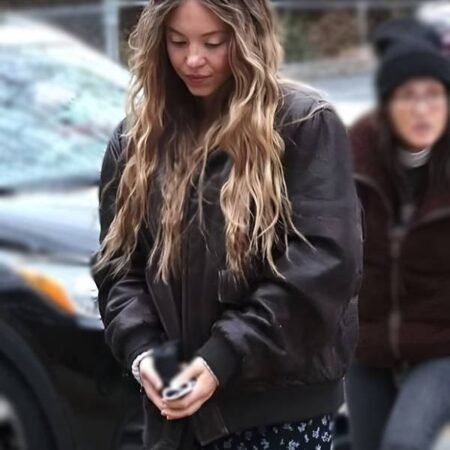 Montclair-Sydney-Sweeney-Movie-Set-The-Housemaid-2025-Millie-Calloway-Oversized-Leather-Bomber-Jacket-Brown