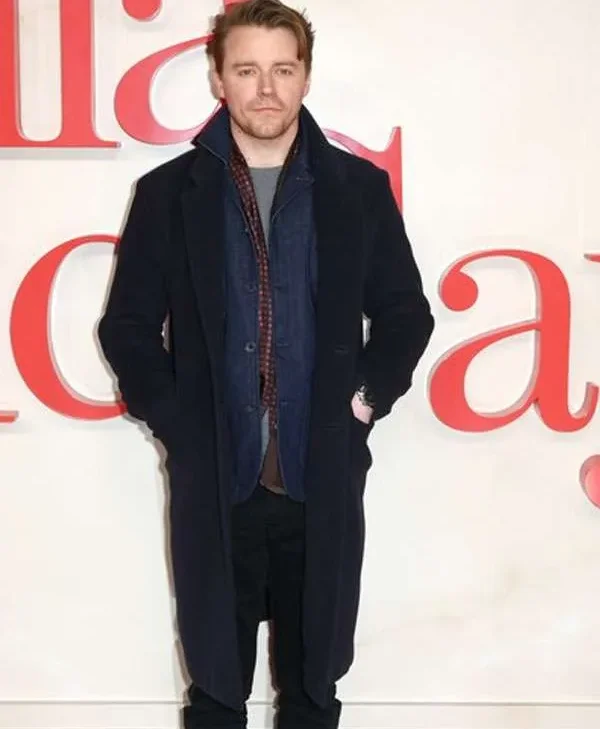 Movie-Event-Ella-McCay-2025-Jack-Lowden-Black-Wool-Coat