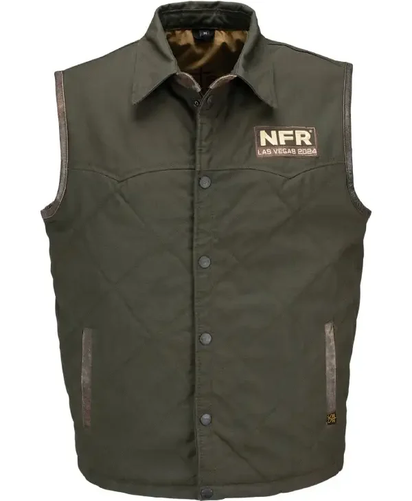 NFR Las Vegas 2024 Green Rodeo Vest