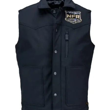 NFR Las Vegas Blue Cotton Rodeo Vest