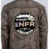 NFR Vegas Arena Brown Leather Jacket