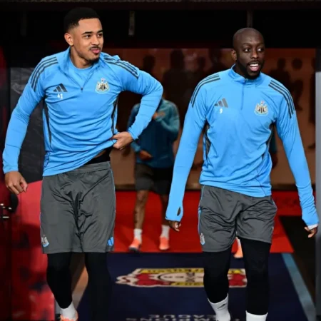 Newcastle-United-Adidas-2025-26-Players-Range-Blue-Long-Sleeves-1-4-Zip-T-Shirt-Top