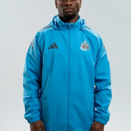 Newcastle-United-Adidas-25-26-Players-Range-All-Weather-Jacket-Blue