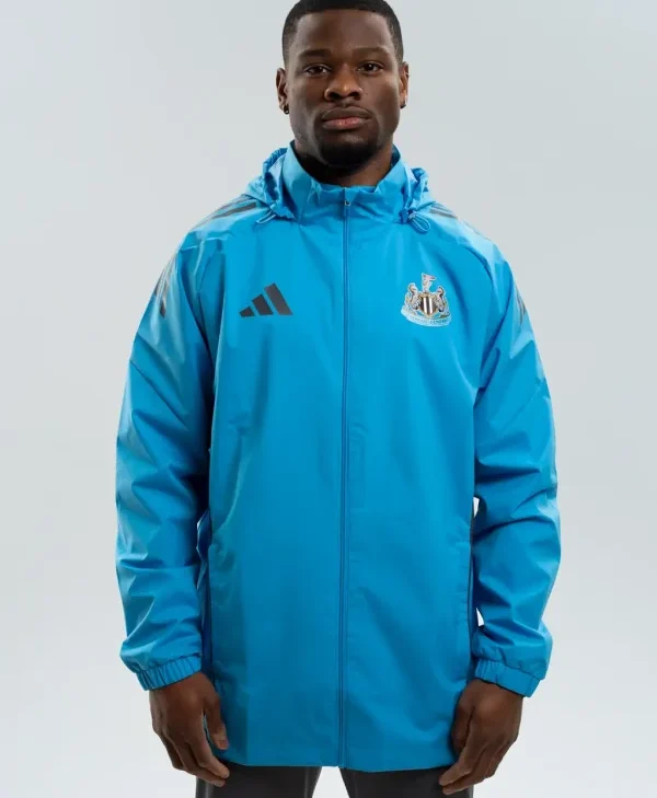 Newcastle-United-Adidas-25-26-Players-Range-All-Weather-Jacket-Blue