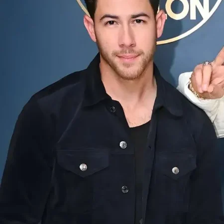 Nick Jonas The Tonight Show Suede Leather Jacket Shop Now