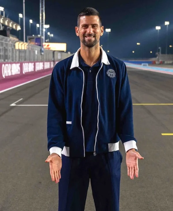 Novak Djokovic F1 Qatar Grand Prix 2025 Bomber Jacket