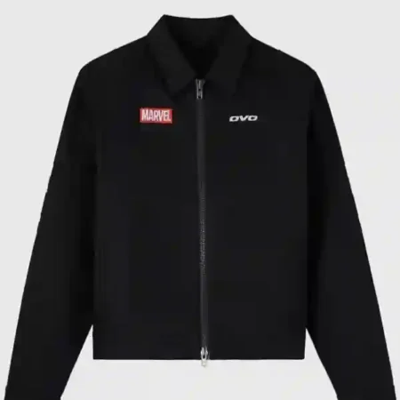 OVO Marvel Ghost Rider Denim Moto Jacket
