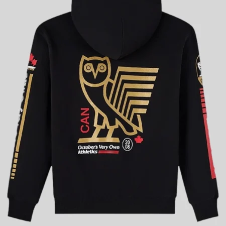 OVO x Hockey Canada Fleece Hoodie For Sale