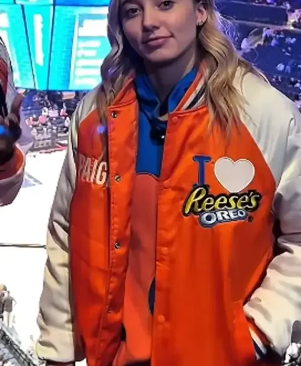 Paige-Bueckers-and-Angel-Reese-Orange-Jacket-sale