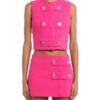 Password 2025 Holiday Keke Palmer Chic Pink Vest