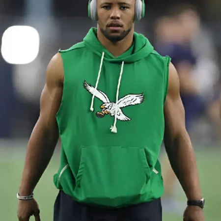 Philadelphia Eagles Saquon Barkley Sleeveless Hoodie