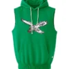 Philadelphia Eagles Saquon Barkley Sleeveless Hoodie For Sale