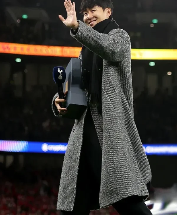 Premier-League-LAFC-Son-HeungMin-Grey-Wool-Coat