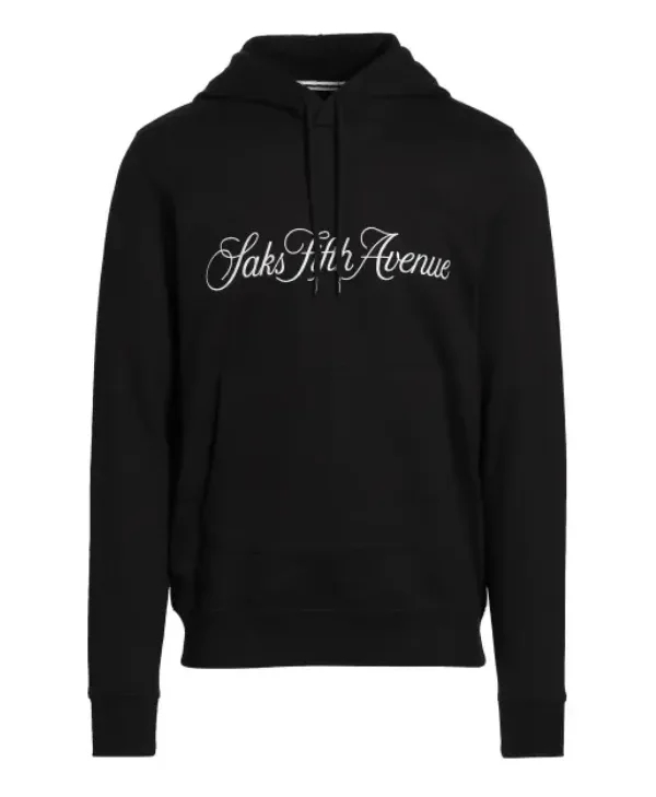 Saks-Fifth-Avenue-Hoodie-Black
