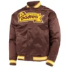 San Diego Padres Brown Lightweight Satin Jacket