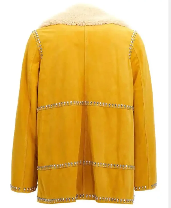 San-Francisco-NBA-All-Star-Game-2025-Raphael-Saadiq-Yellow-Suede-Leather-Jacket-with-Stud-Embellishments