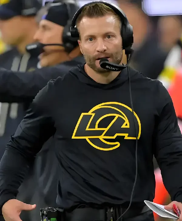 Sean-McVay-Los-Angeles-Rams-Sideline-Black-Hoodie