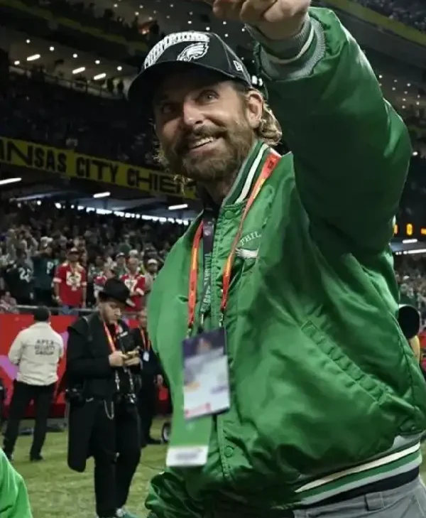 Shop-Cooper-Philadelphia-Eagles-Super-Bowl-LIX-Bradley-Green-Satin-Jacket-Sale