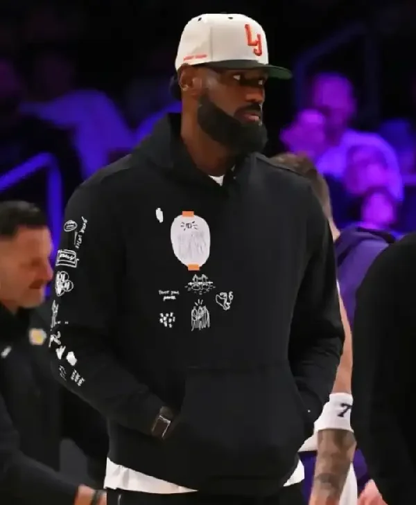 Shop-LeBron-James-Pelicans-vs-Lakers-Sketch-Art-Print-with-Sleeve-Illustrations