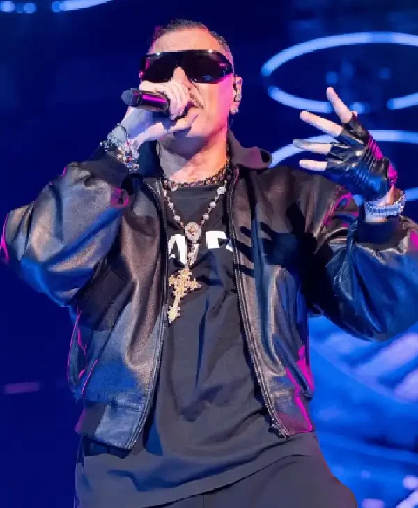 Shop-Marracash-Rome-Concert-Black-Leather-Jacket