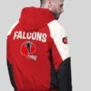 Shop Starter Atlanta Falcons Oxford Crinkle Hoodie Jacket