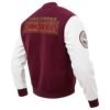 Shop Washington Commanders Letterman Burgundy and White Jacket