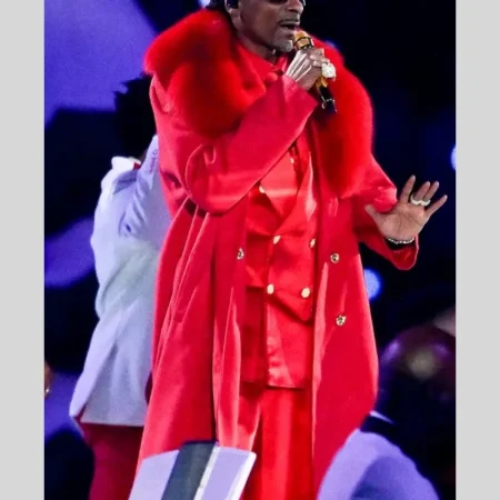 Snoop Dogg Halftime Show Christmas 2025 Red Coat Shop Now